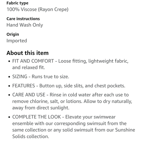 Sunshine 79 NEW Teal & Gold Constellation Print Swimsuit Cover-Up Top Size S - Picture 4 of 6